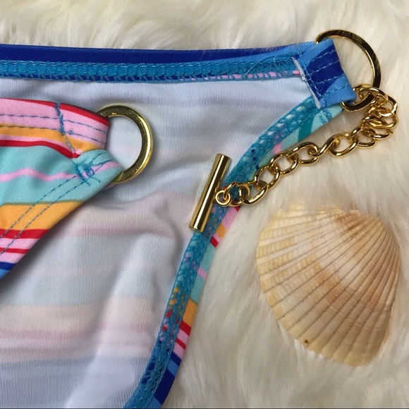 STRIPED STRING BIKINI multicolor - Picture 2 of 4